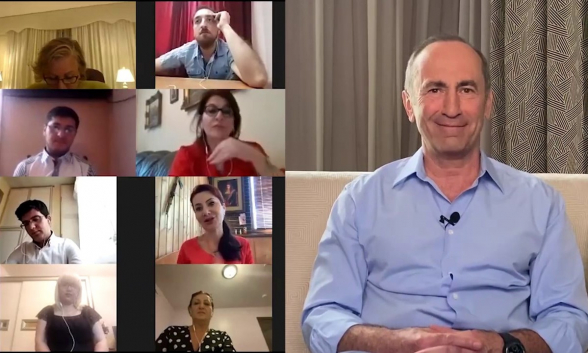 О чем Роберт Кочарян говорил со своими сторонниками и соратниками в ходе онлайн-встречи (видео)